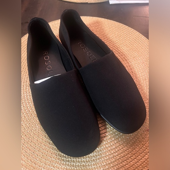 AEROSOLES black flat slip on shoes 7.5 - Picture 2 of 12